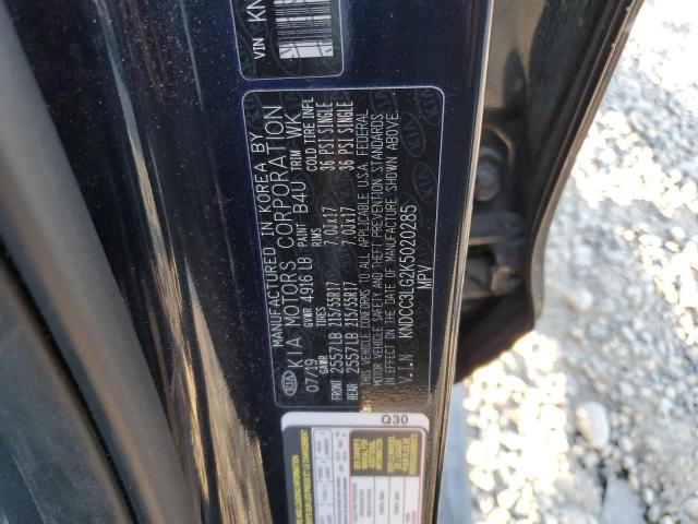 KNDCC3LG2K5020285 KIA NIRO EX
