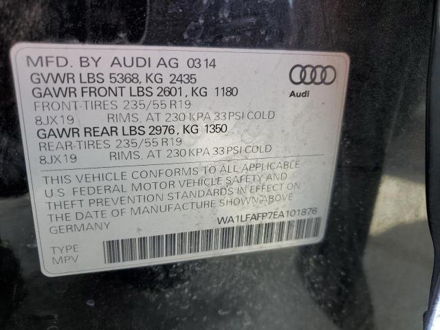 WA1LFAFP7EA101876 2014 AUDI Q5, photo no. 12