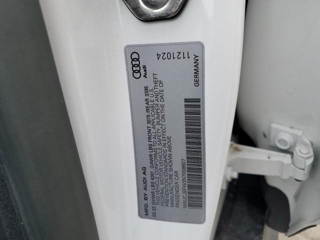 2022 AUDI E-TRON GT - WAUCJBFW3N7008607