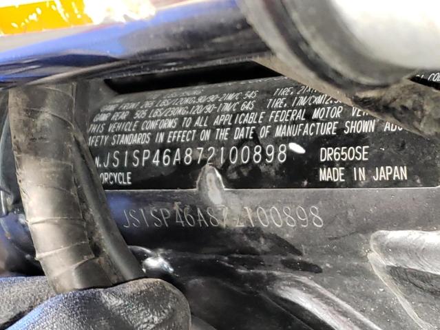 2007 SUZUKI DR650 SE - JS1SP46A872100898