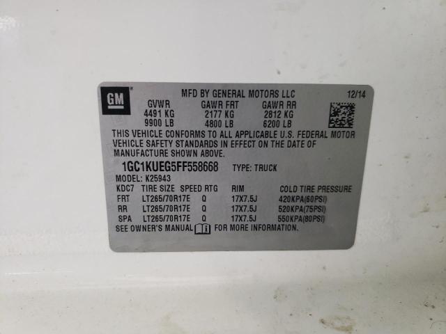 2015 CHEVROLET 2500 - 1GC1KUEG5FF558668