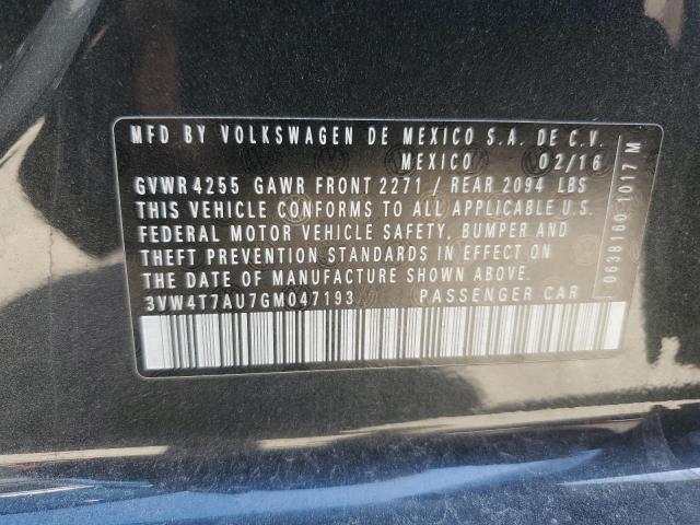 2016 VOLKSWAGEN GTI S/SE - 3VW4T7AU7GM047193