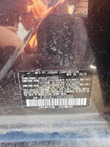 JF2GTACC1KH232050 Subaru Crosstrek Premium