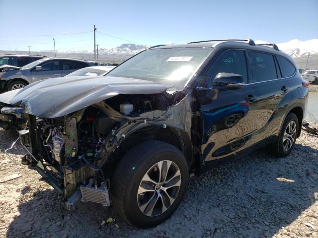 VIN 5TDHZRBH2NS594384 2022 Toyota Highlander, Xle no.1