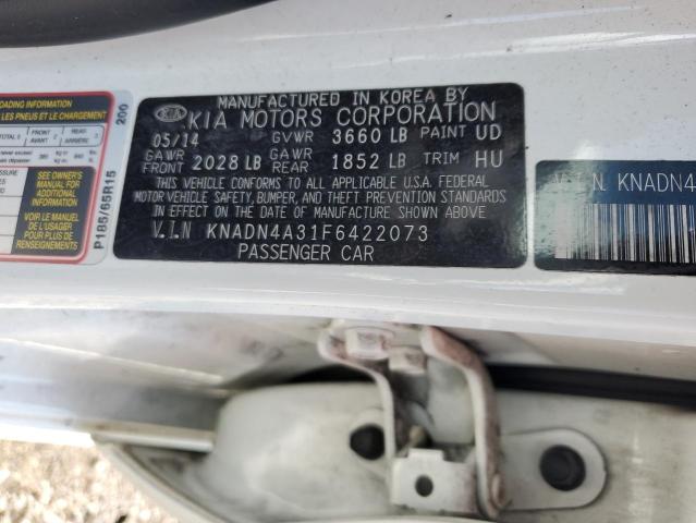2015 KIA RIO EX - KNADN4A31F6422073