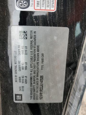 2018 CHEVROLET CAMARO LT - 1G1FB1RS2J0147526