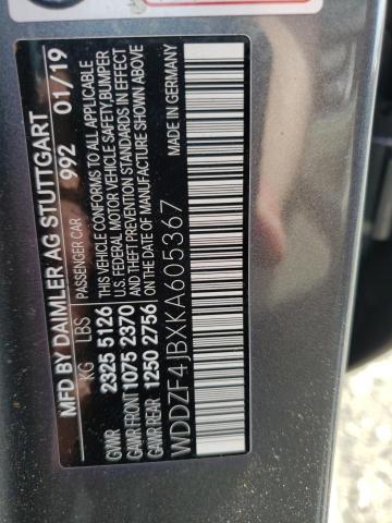 WDDZF4JBXKA605367 Mercedes-Benz E 300