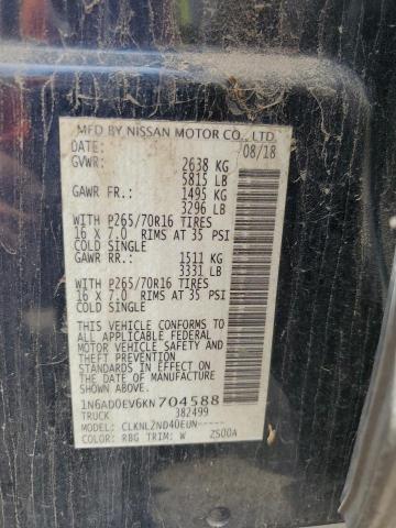 1N6AD0EV6KN704588 Nissan FRONTIER S
