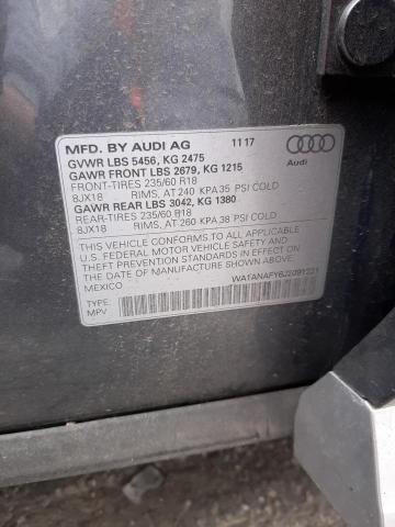 WA1ANAFY6J2091221 Audi Q5 PREMIUM