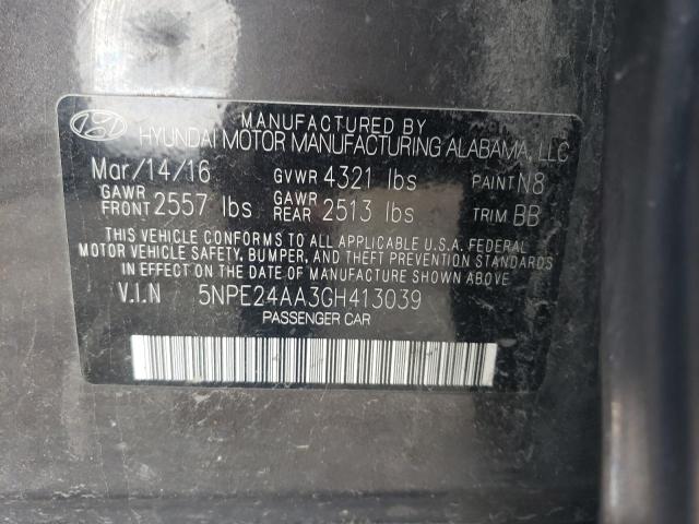 2016 HYUNDAI SONATA ECO - 5NPE24AA3GH413039