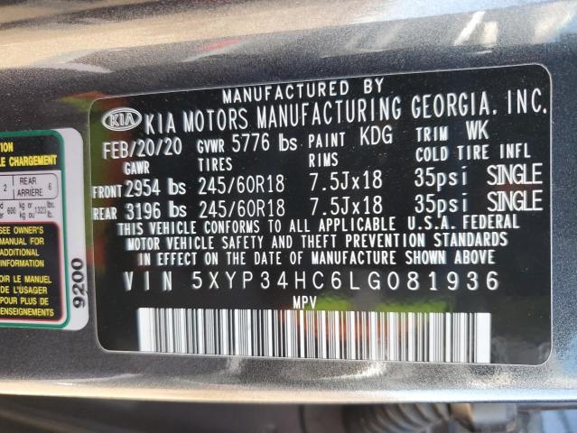 5XYP34HC6LG081936 KIA Telluride Ex