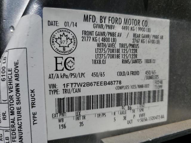1FT7W2B67EEB48778 Ford F250 Super Duty