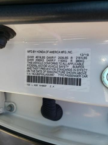 2020 ACURA TLX TECHNO - 19UUB2F6XLA003667