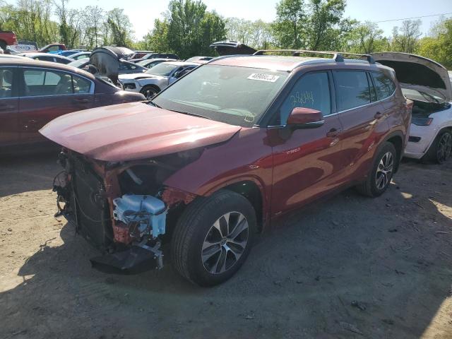 VIN 5TDHBRCHXLS505564 2020 Toyota Highlander, Hybri... no.1