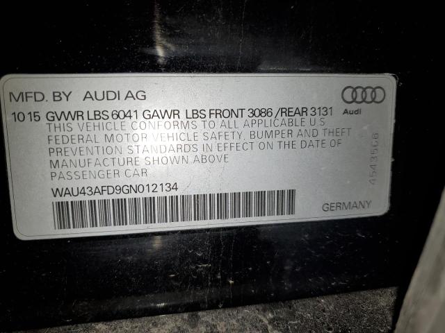 2016 AUDI A8 L QUATT - WAU43AFD9GN012134