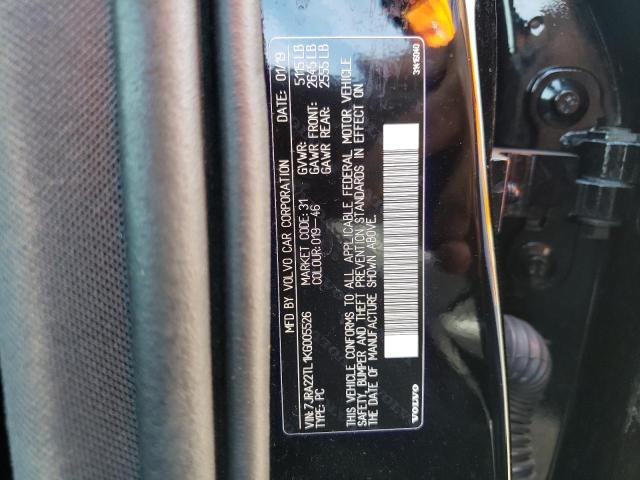 2019 VOLVO S60 T6 INS 7JRA22TL1KG005526
