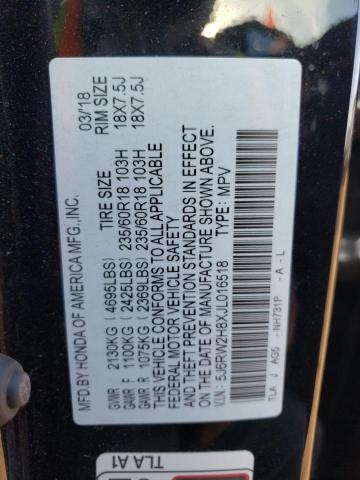2018 HONDA CR-V 4D 4W 5J6RW2H8XJL016518