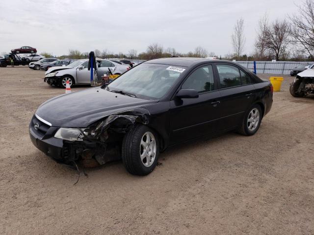 Salvage cars for sale from Copart Ontario Auction, ON: 2008 Hyundai Sonata GLS