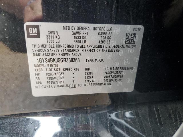 2016 CADILLAC ESCALADE L - 1GYS4BKJ5GR330263