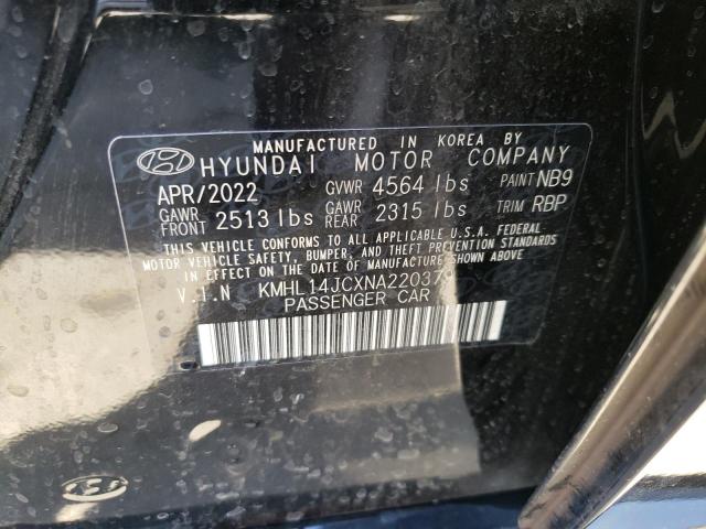 2022 HYUNDAI SONATA N L - KMHL14JCXNA220379