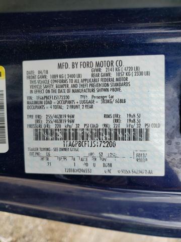 2018 FORD MUST - 1FA6P8CF1J5172200