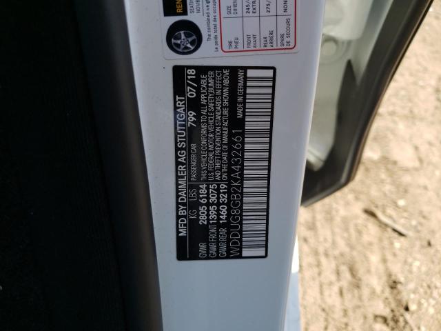 2019 MERCEDES-BENZ S 560 4MAT - WDDUG8GB2KA432661
