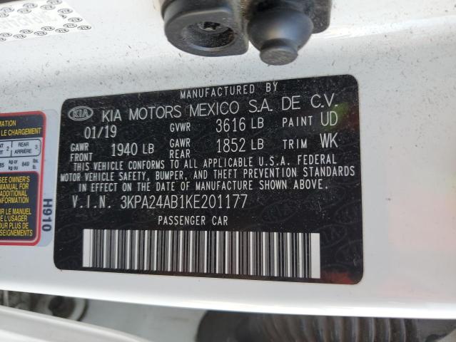 3KPA24AB1KE201177 KIA RIO S