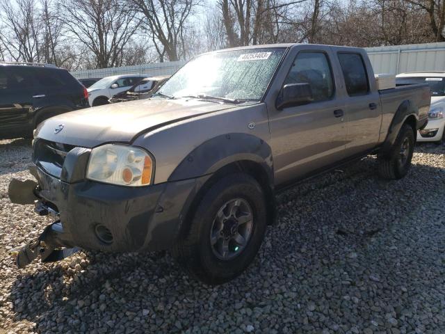 Salvage cars for sale from Copart Franklin, WI: 2003 Nissan Frontier Crew Cab XE