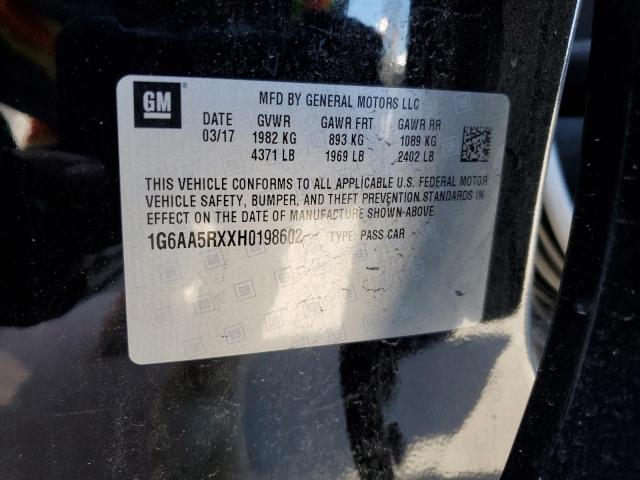 2017 CADILLAC ATS - 1G6AA5RXXH0198602