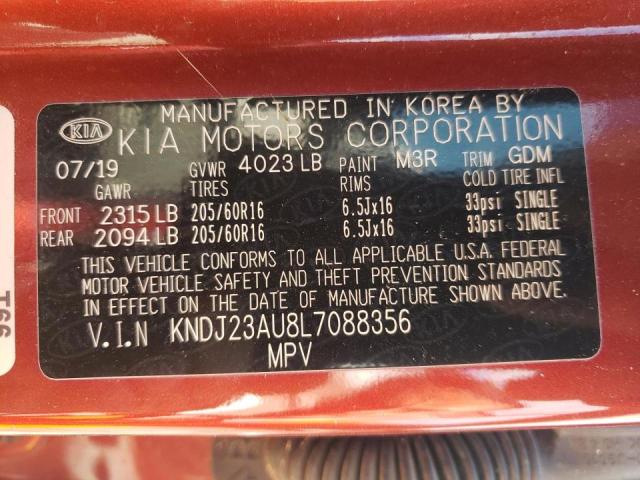 KNDJ23AU8L7088356 KIA SOUL LX