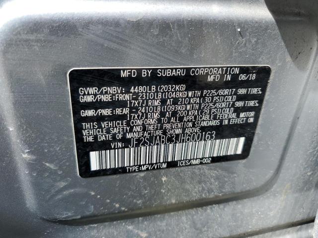 JF2SJABC3JH600163 Subaru Forester 2.5i