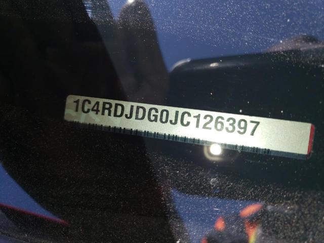 1C4RDJDG0JC126397 Dodge DURANGO GT