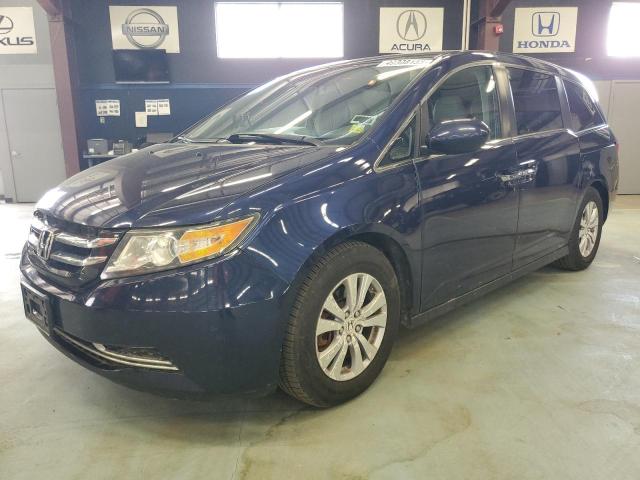Salvage cars for sale at East Granby, CT auction: 2016 Honda Odyssey EXL