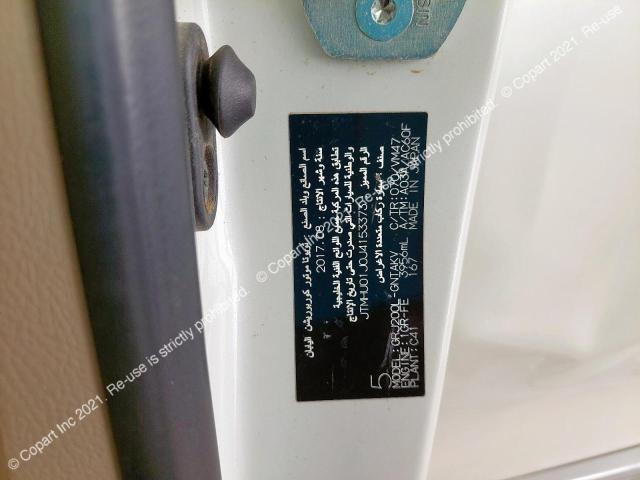 JTMHU01J0J4153373 Auction: COPART UAE Lot: 49954193 Location: DUBAI INDUSTRIAL CITY - DUBAI JTMHU01J0J4153373 TOYOTA L-CRUISER 2018 WHITE Photo 11