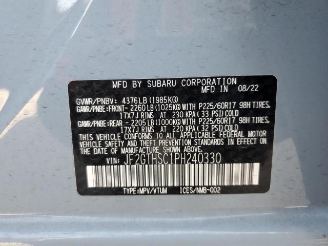 JF2GTHSC1PH240330 Subaru Crosstrek Sport