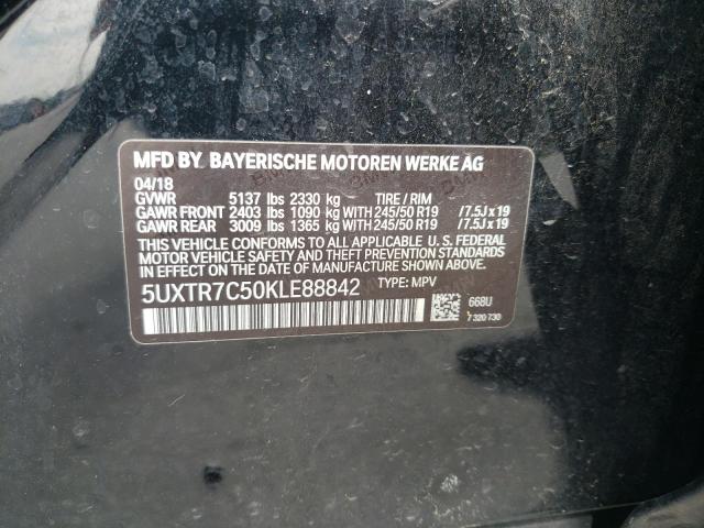 2019 BMW X3 SDRIVE3 - 5UXTR7C50KLE88842