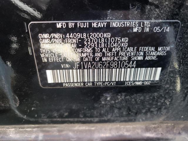 JF1VA2U62F9810544 Subaru Wrx Sti Limited