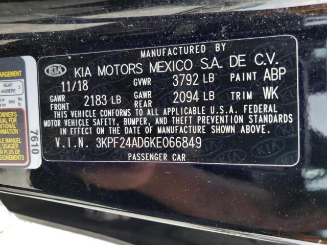 2019 KIA FORTE FE - 3KPF24AD6KE066849