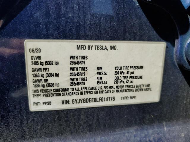 5YJYGDEE6LF014176 Tesla Model Y
