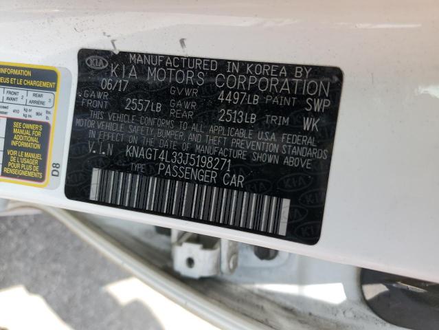 KNAGT4L33J5198271 KIA Optima Lx