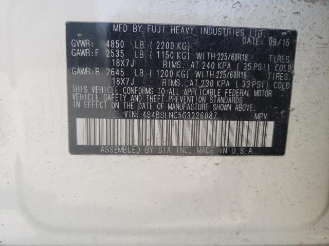 4S4BSENC5G3226087 Subaru Outback 3.6r Limited