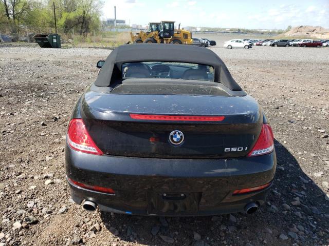 VIN: WBAEB53578CX61300 Auction: COPART Lot: 47697533 Location: NY - NEWBURGH WBAEB53578CX61300 BMW 6 SERIES 2008 BLACK Photo 6