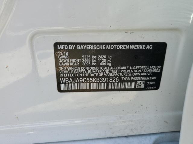 2019 BMW 530E - WBAJA9C55KB391826