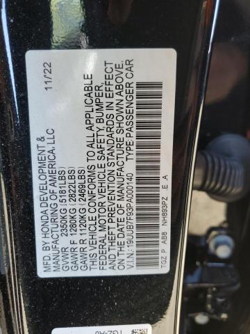 2023 ACURA TLX TYPE S - 19UUB7F93PA000140