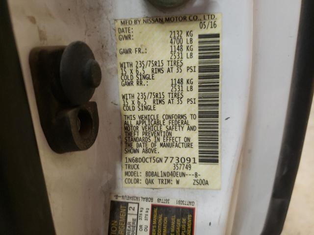 1N6BD0CT5GN773091 Nissan FRONTIER S