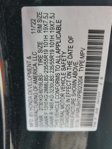2023 HONDA ODYSSEY SP 5FNRL6H7XPB023204