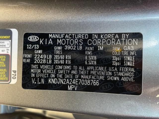 KNDJN2A24E7038766 KIA SOUL
