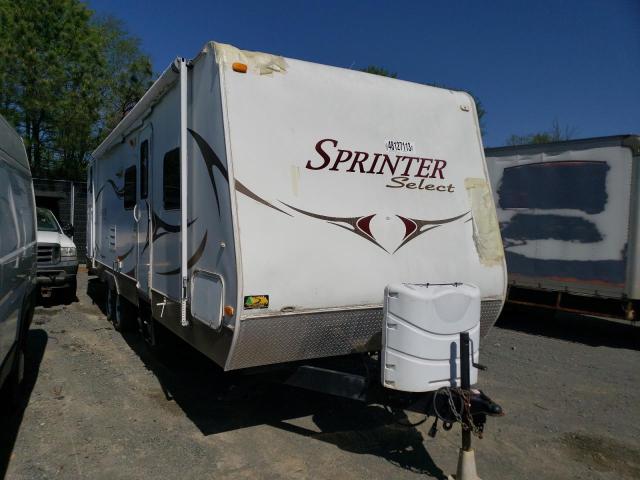 Keystone Sprinter salvage cars for sale: 2010 Keystone Sprinter