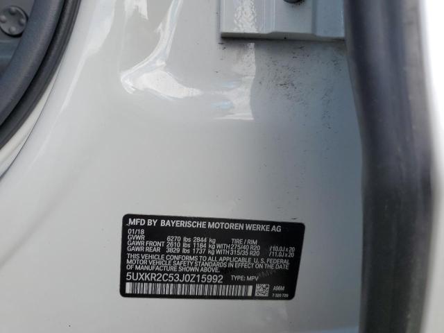 2018 BMW X5 SDRIVE3 - 5UXKR2C53J0Z15992