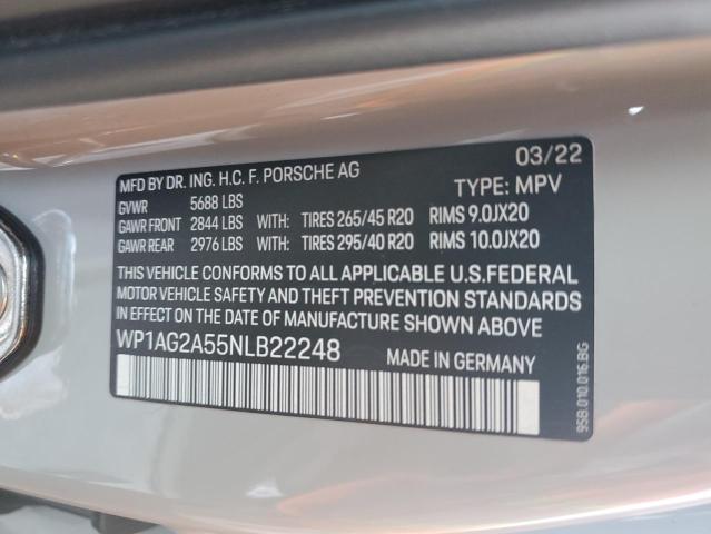 WP1AG2A55NLB22248 Porsche MACAN S